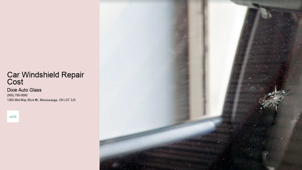 Car Windshield Repair Cost