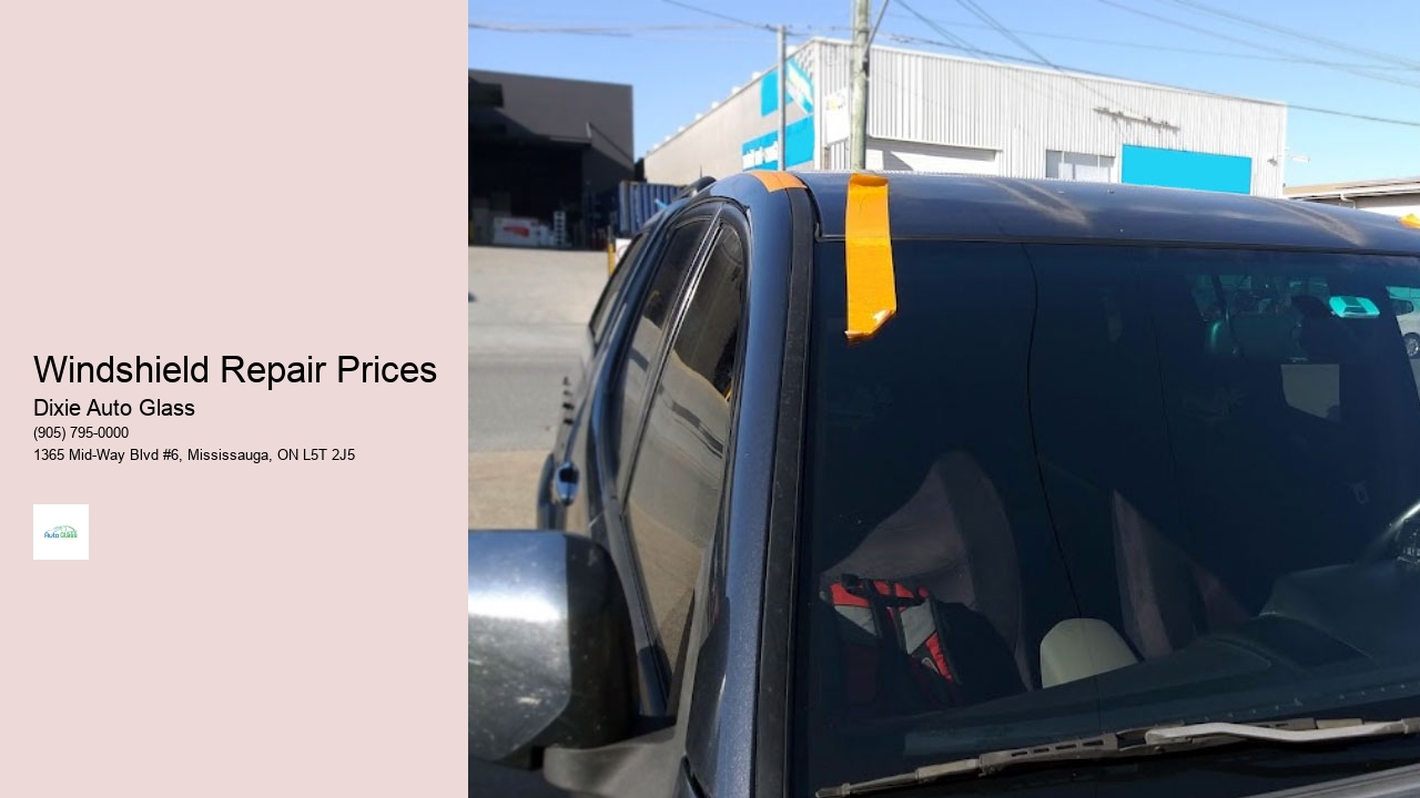 Windshield Repair Prices