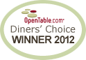 Diners' Choice Award 2012