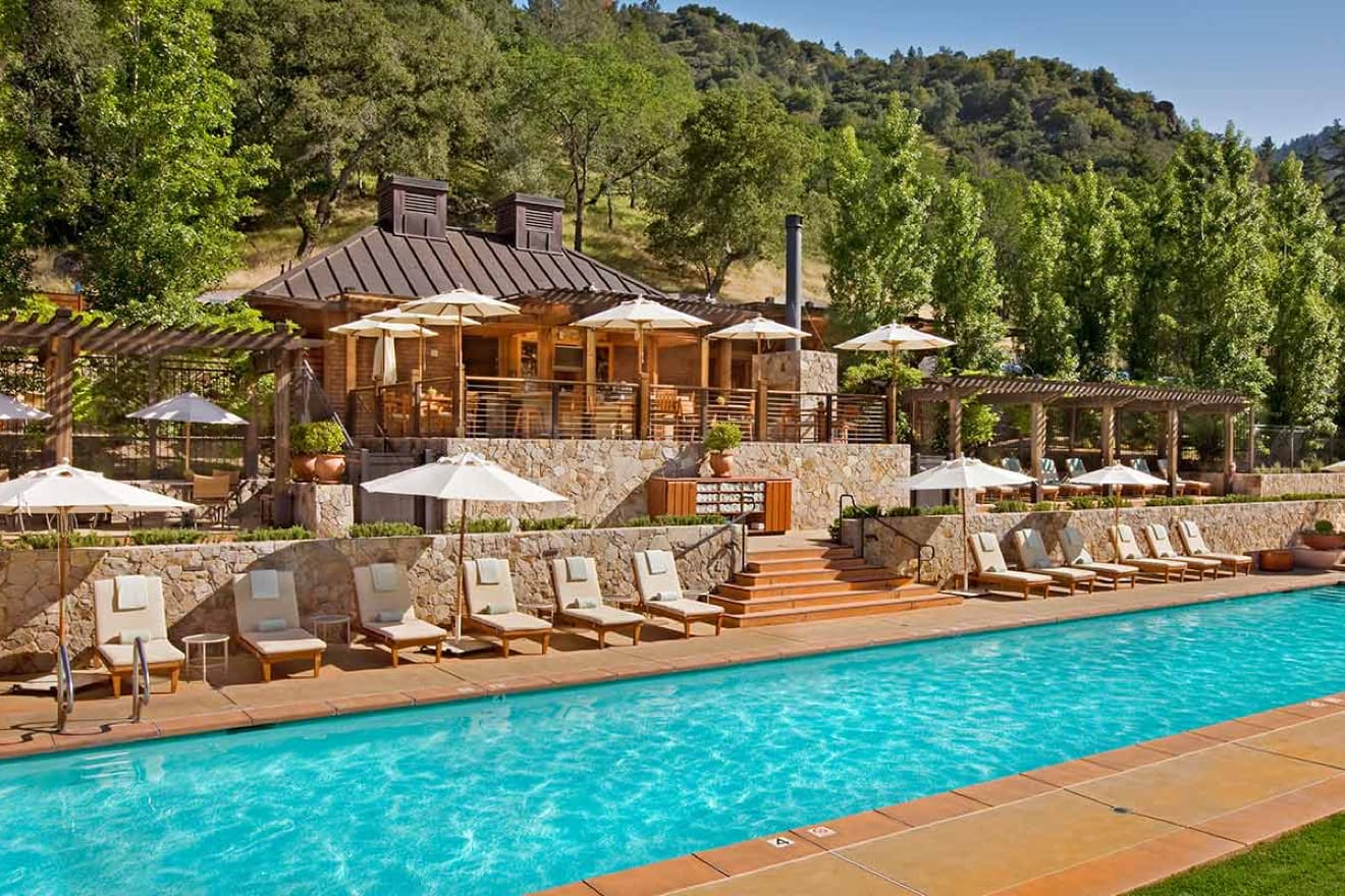 8 Napa Valley Hotel Pools to Dive Into Now