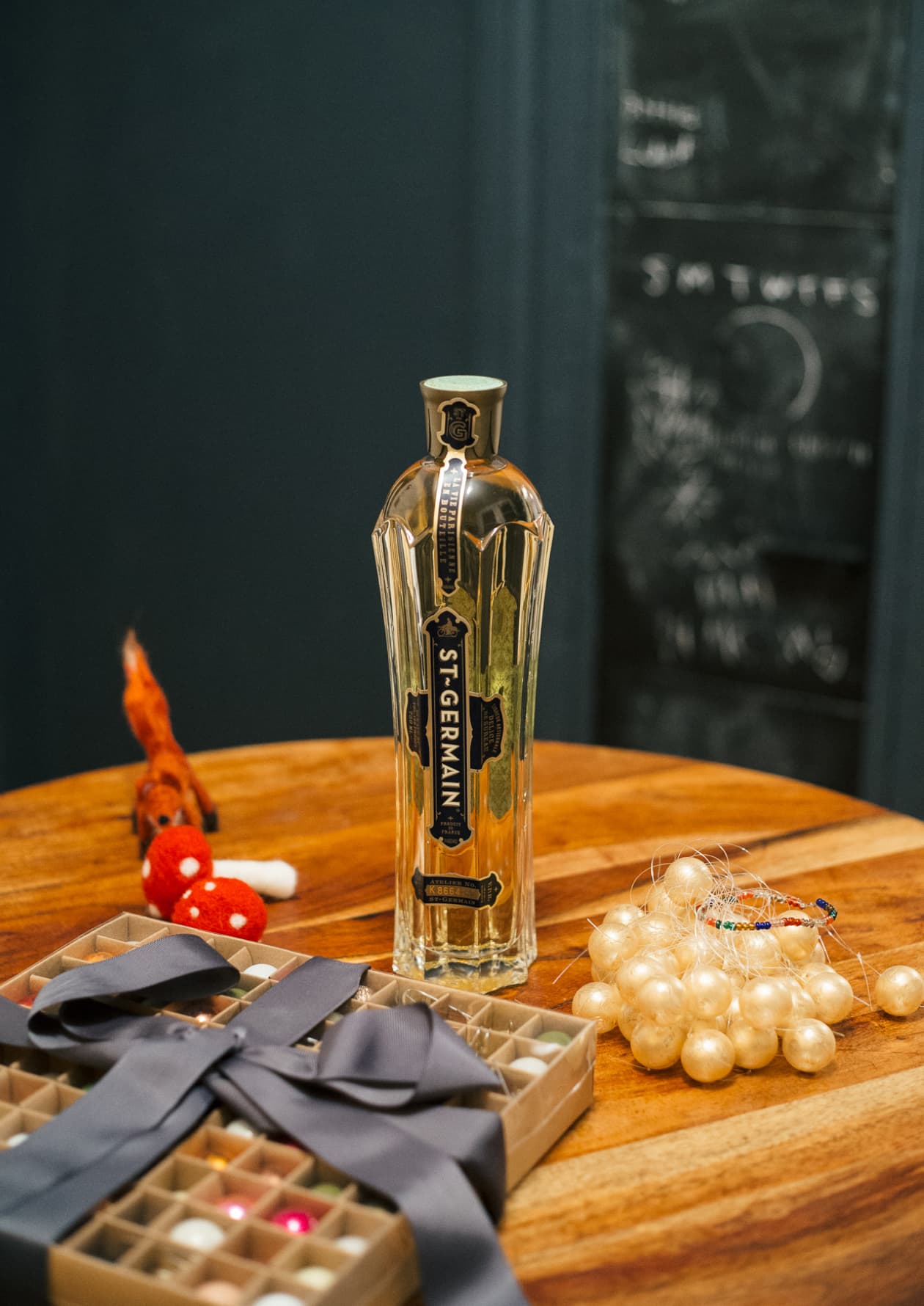 Sparkling Wine with Elderflower and Ginger Cocktail