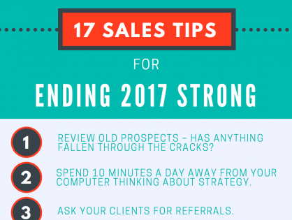 17 Sales Tips for Ending 2017 Strong (Infographic)