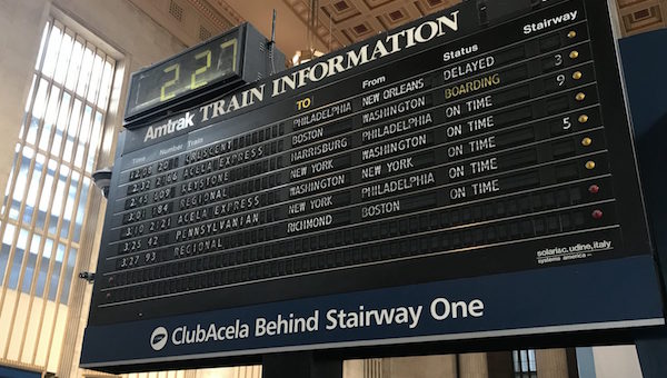 Amtrak 30th St station board.jpg