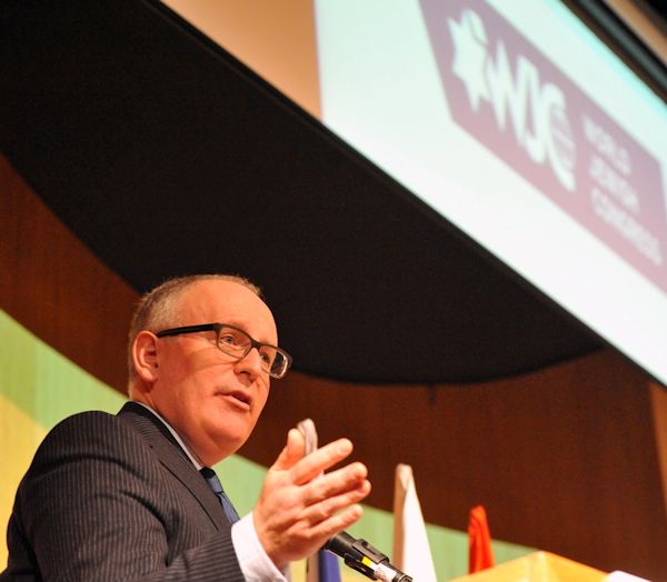 Timmermans (left) with ICFR Executive Director Laurence Weinbaum