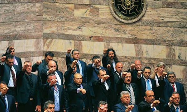 Golden Dawn lawmakers in 2012