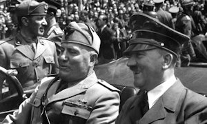 Hitler and Mussolini in Munich, June 1940