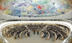 UN Human Rights Council chamber in Geneva