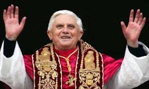 Benedict XVI after his election in 2005