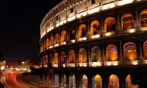 Rome's Colosseum, built in the 1st century CE