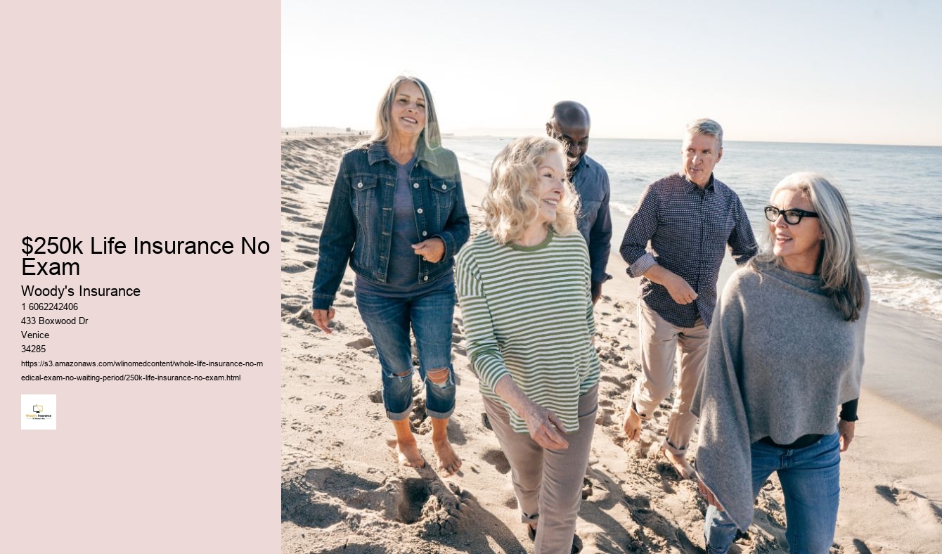 $250k Life Insurance No Exam