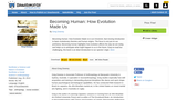 Becoming Human: How Evolution Made Us Becoming Human: How Evolution Made Us