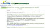 Accuracy and Precision Lab (with measurement and density) Accuracy and Precision Lab (with measurement and density)