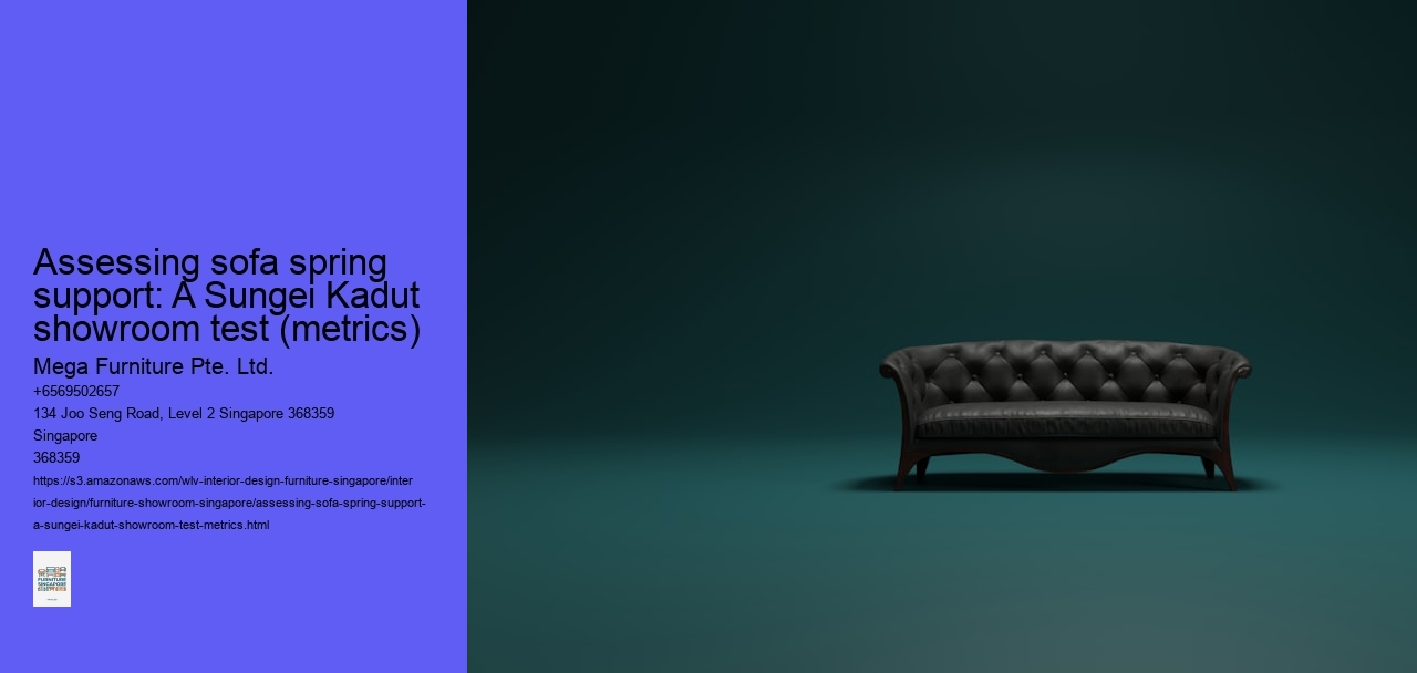 Assessing sofa spring support: A Sungei Kadut showroom test (metrics)