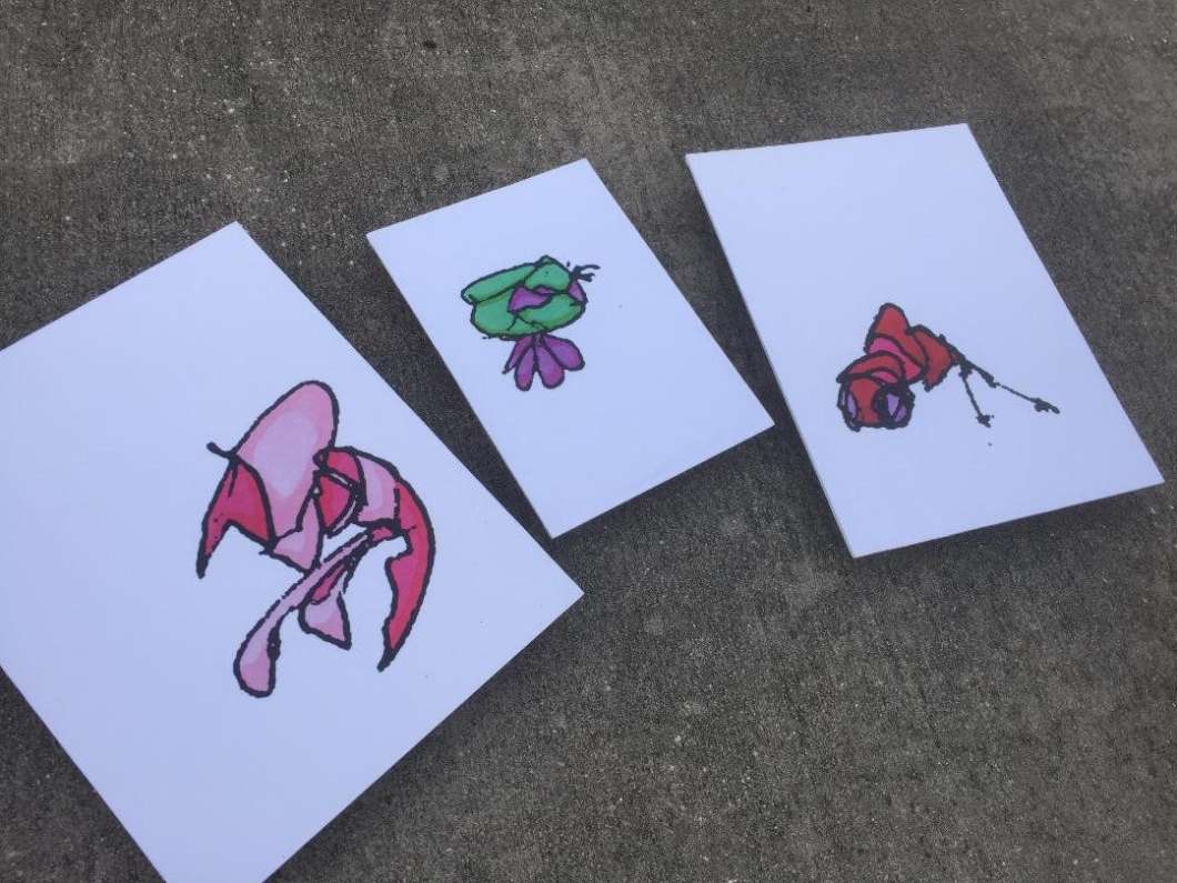 A sample of Doug Rhodehamel’s playful “Plankton” (Photo courtesy of Doug Rhodehamel)
