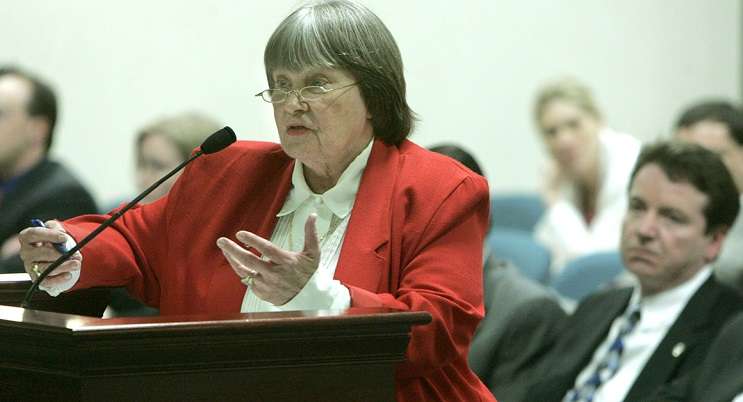 Image: NRA lobbyist Marion Hammer. | AP Photo/Phil Coale