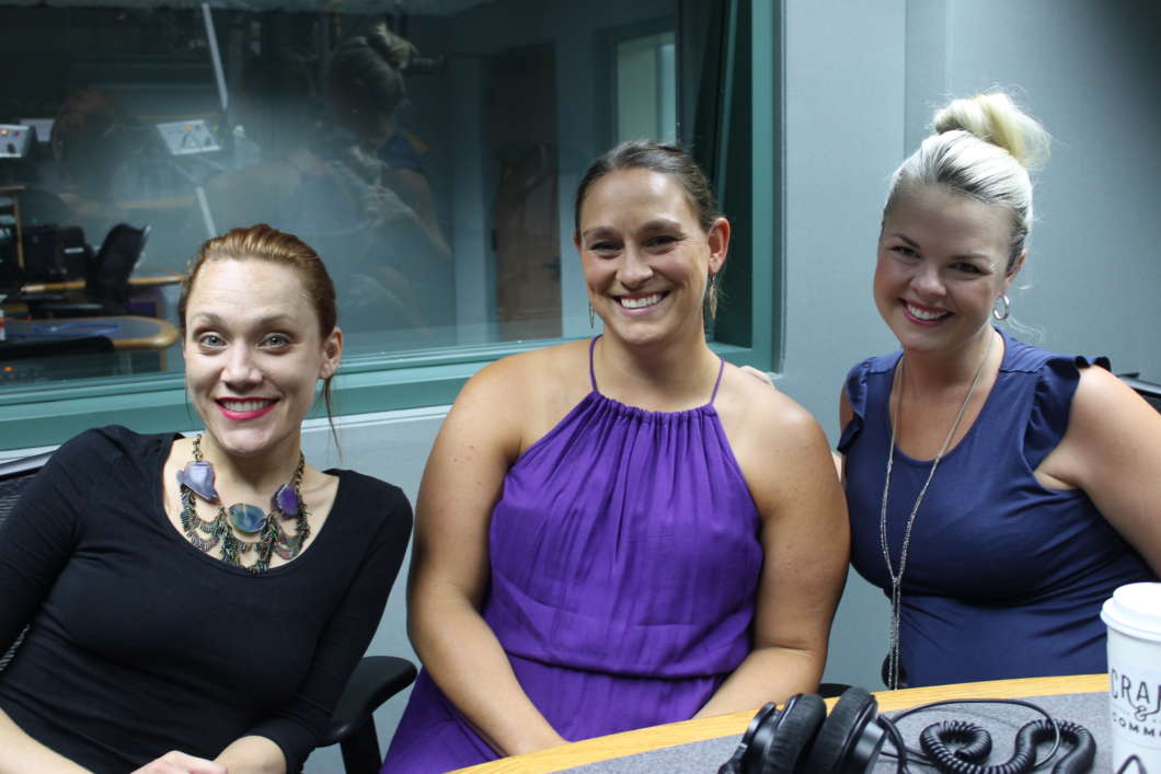 (From Left to Right) Nicole Dupre, Pam Schwartz and Theresa Smith-Levin in studio to talk about The Mikado. Photo: Matthew Peddie.