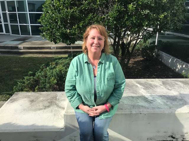 Chelsea Holloway teaches eighth grade science at Teague Middle School. She’ll partner with scientist Jeanette Pirlo in the “Scientist in Every Florida School” program. Photo: Danielle Prieur