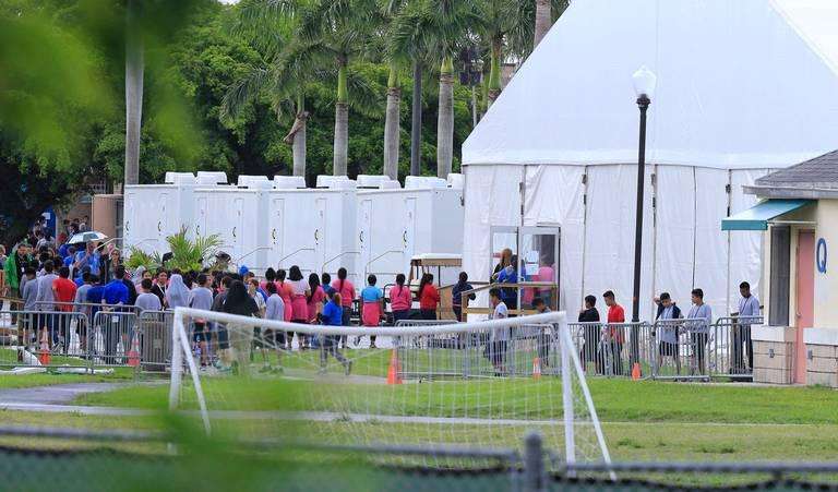 The Homestead Detention Center for unaccompanied minors.
AL DIAZ / MIAMI HERALD