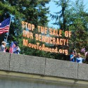 A Move to Amend protest against citizens united