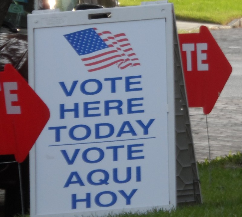 Vote here today