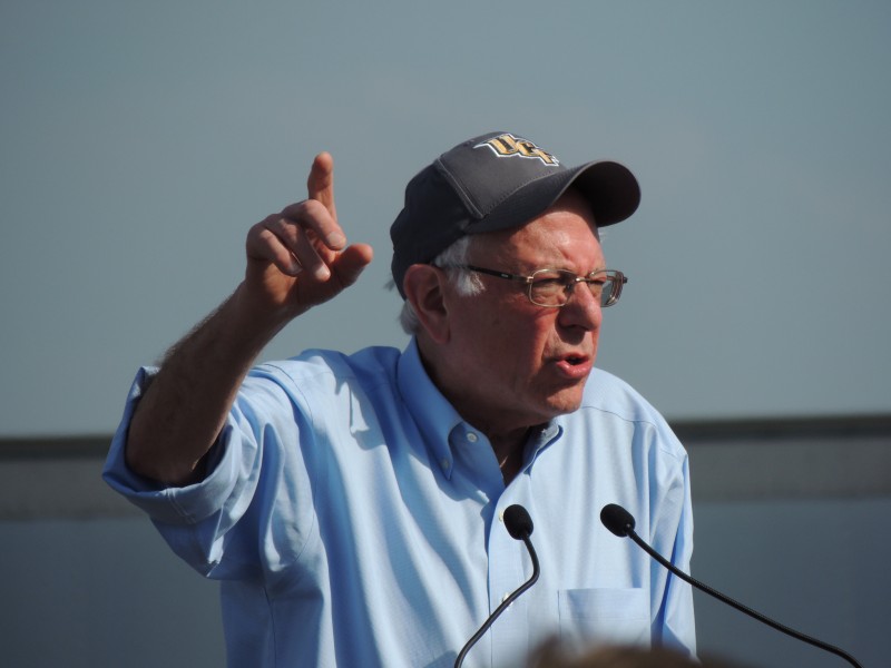 Bernie Sanders in Kissimmee, Florida. By Seán Kinane