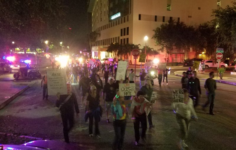 Trump protests in St. Pete