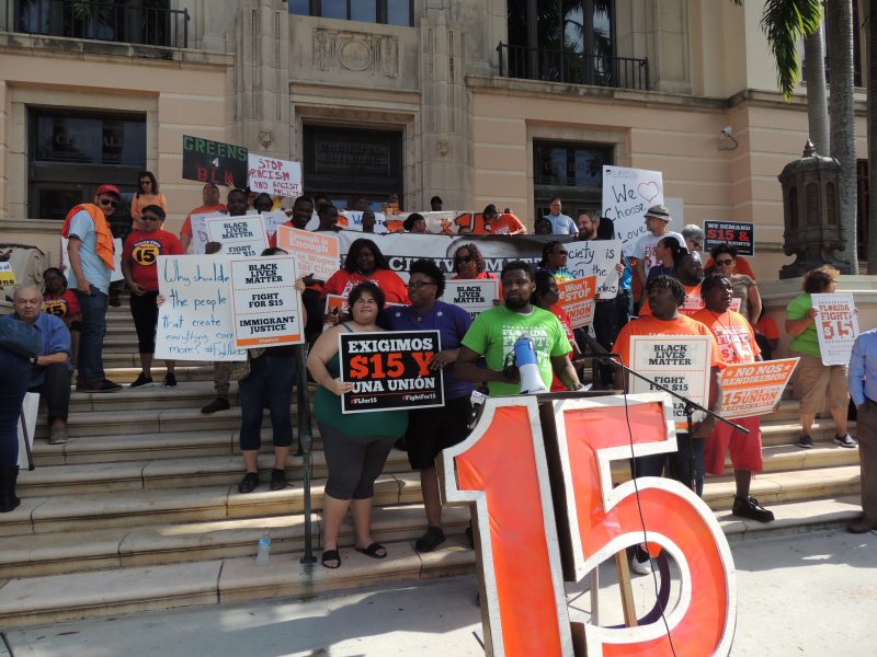 Fight for 15 minimum wage