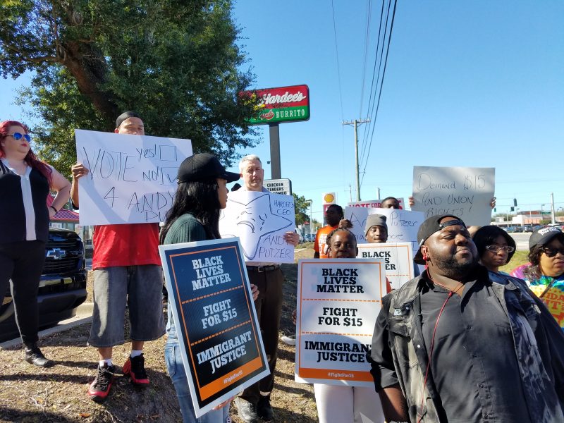 minimum wage Hardee's Andy Puzder