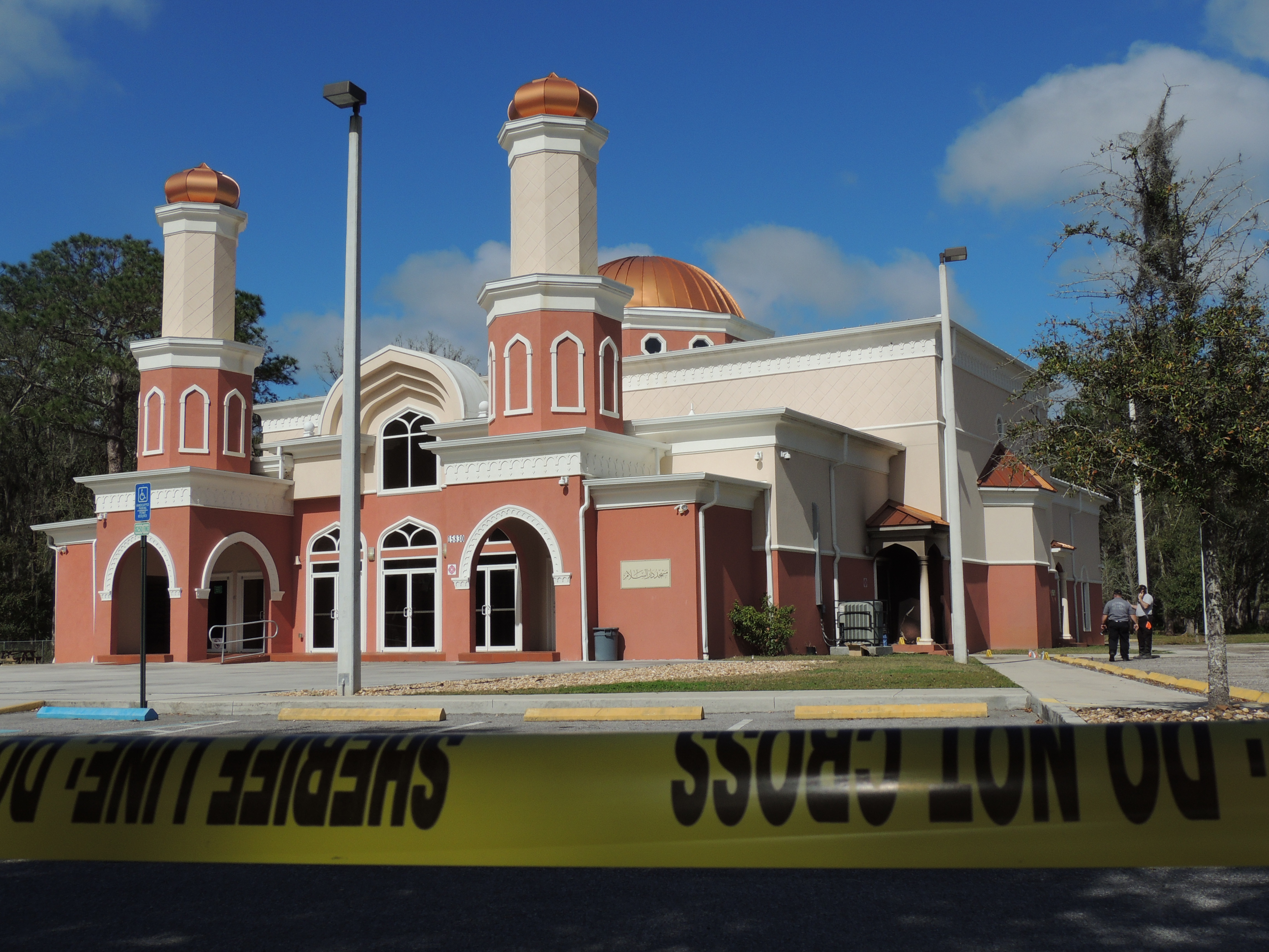 hate crime mosque fire mosque arson