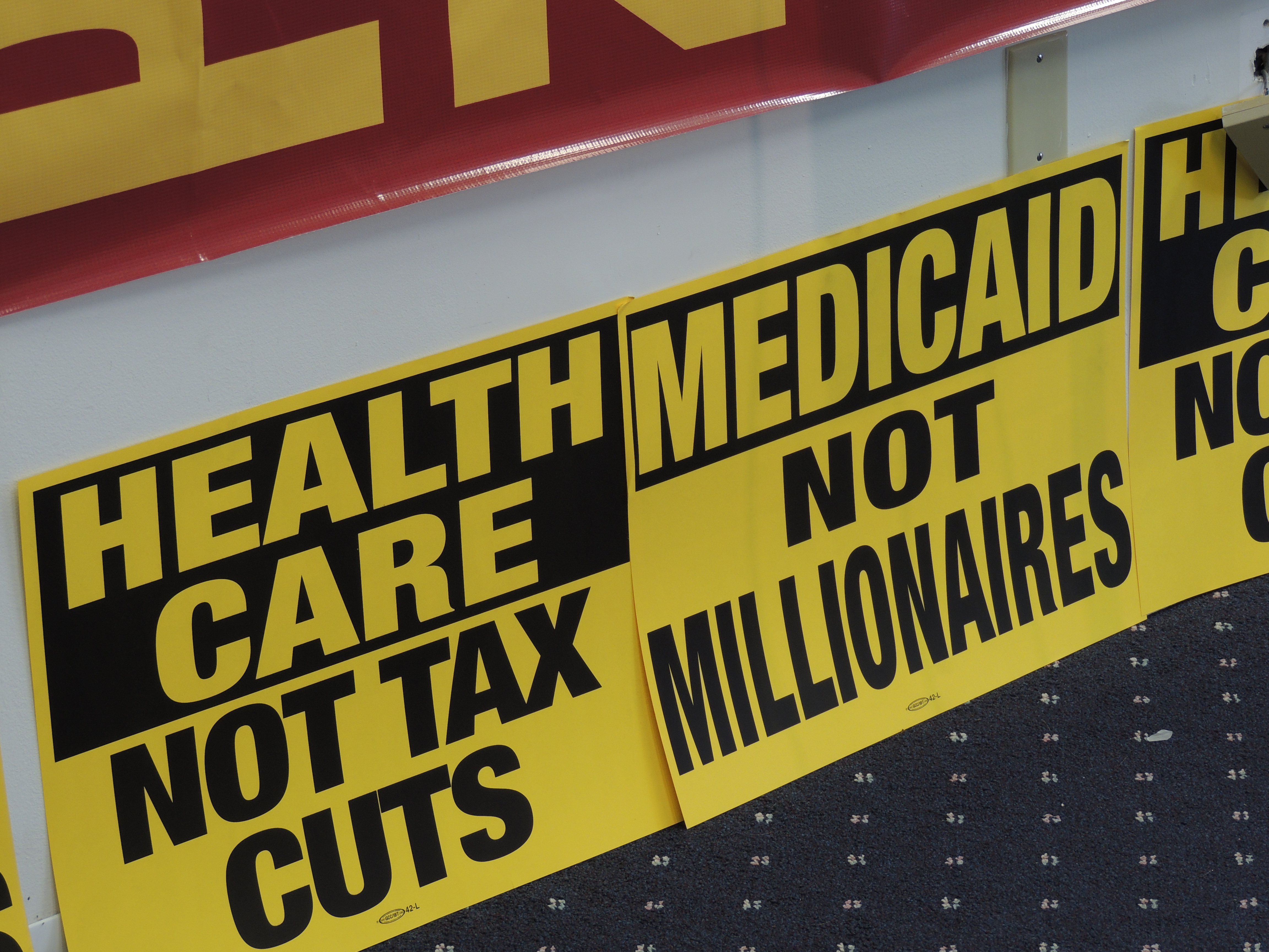 Health Care, not tax cuts. Medicaid, not millionaires. Trumpcare. AHCA. Senate healthcare bill