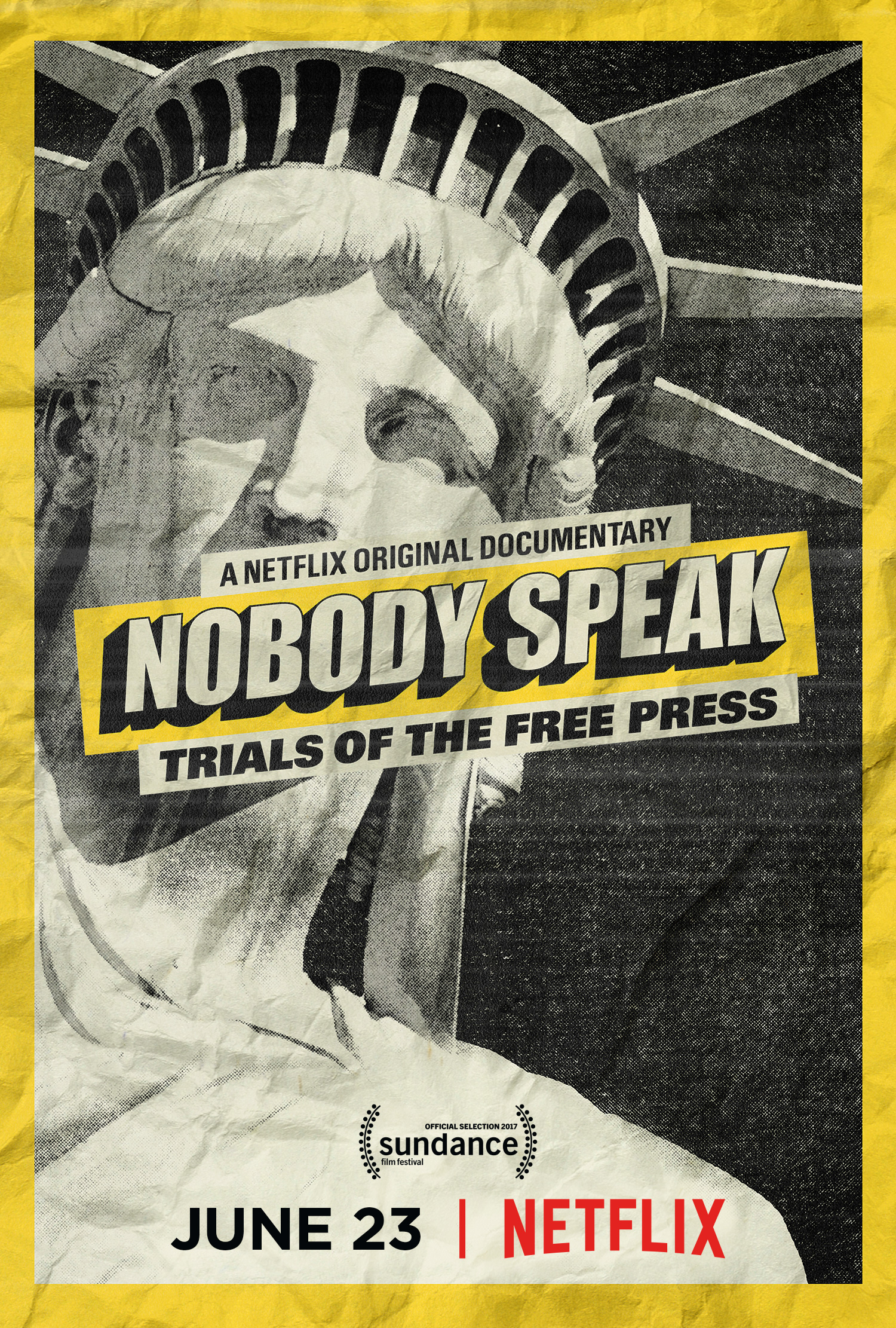 Poster image for the film Nobody Speak