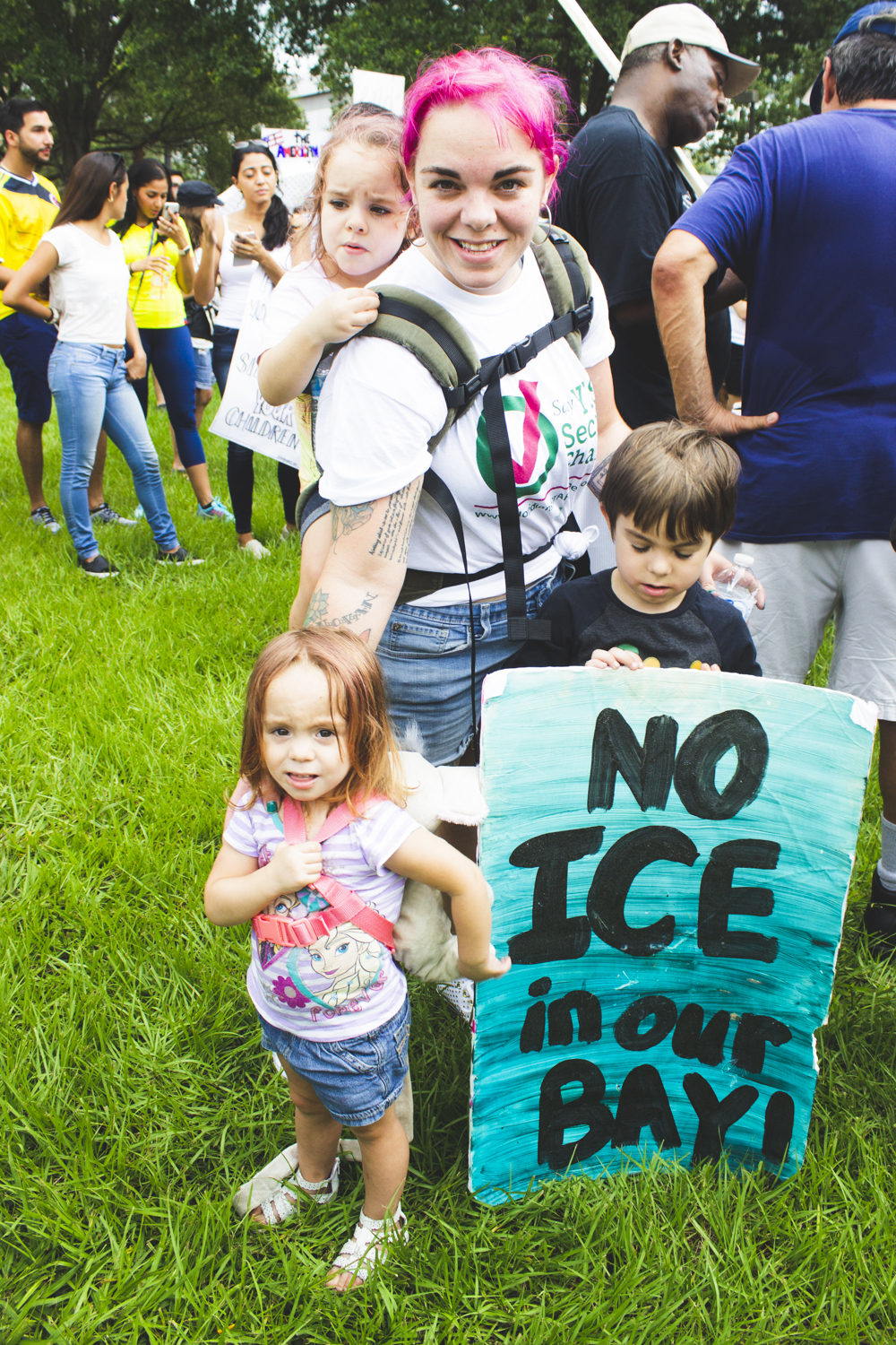 Families Belong Together rally in Tampa migrants immigrants