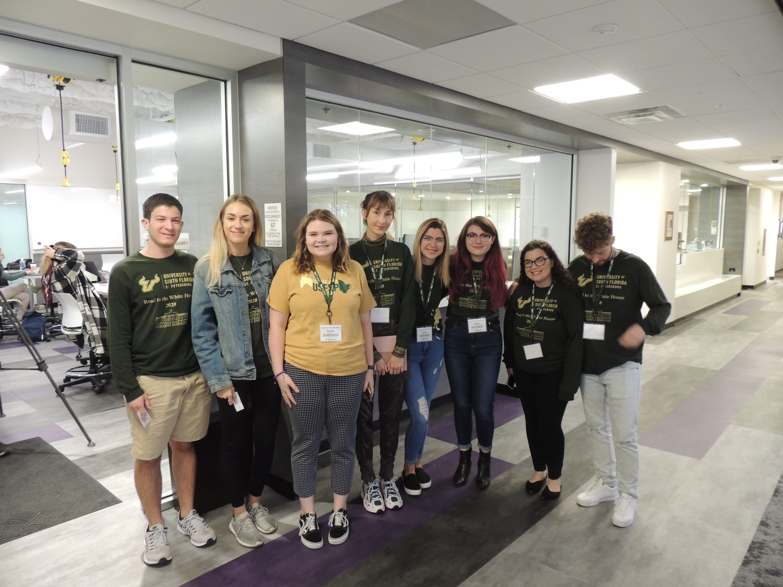 University of South Florida students work on 2020 election