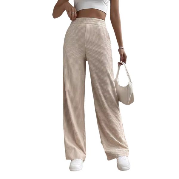 High Waist Loose Straight Wide Leg Pants - Image 4