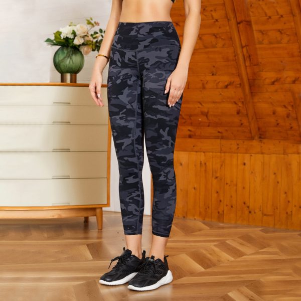 Camouflage Print Gym Trainer Sports Yoga Wear - Image 2