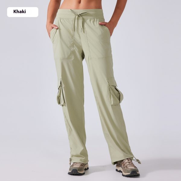Multi-pocket Wide-leg Workwear Casual Pants - Image 7