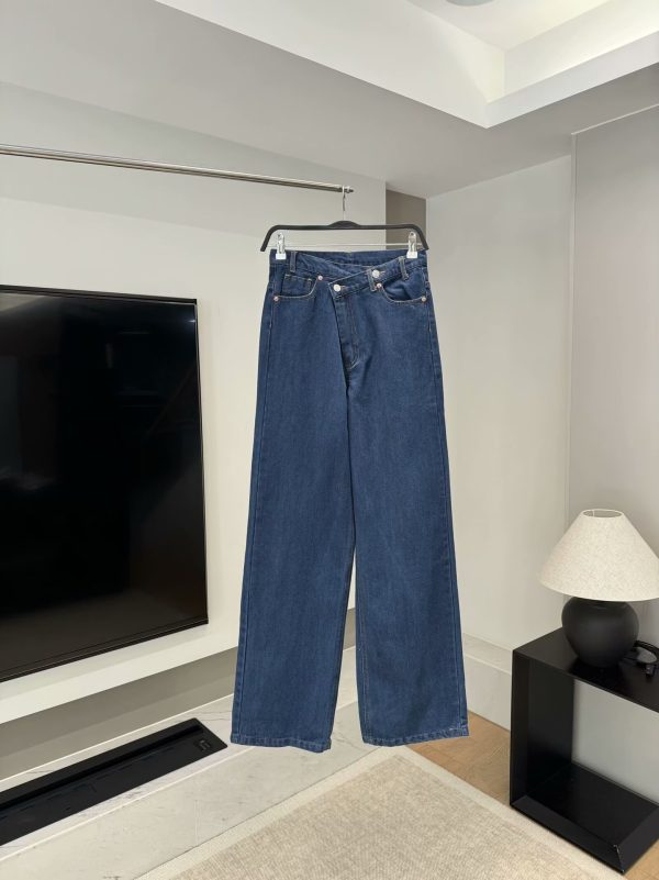 Autumn New Hair Fashion Personality Double Breasted Wide Leg Pants - Image 7