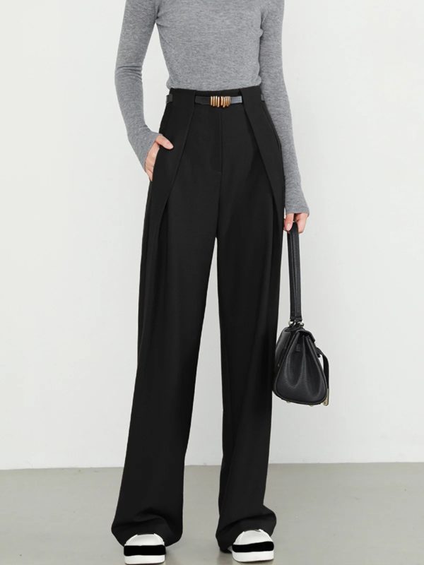 Women's Polyester Idle Style High-grade Suit Pants - Image 6