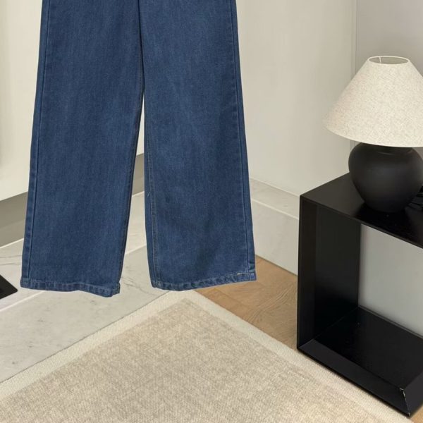 Autumn New Hair Fashion Personality Double Breasted Wide Leg Pants - Image 5