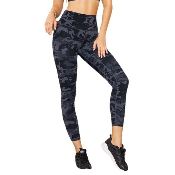 Camouflage Print Gym Trainer Sports Yoga Wear - Image 5