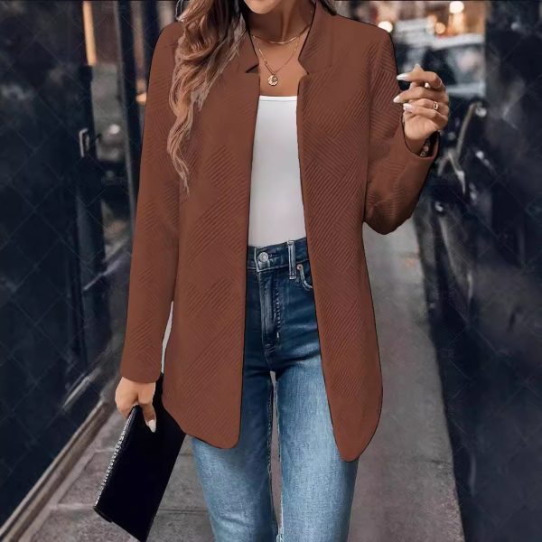 Women's Textured Cardigan Fashionable Jacket - Image 10
