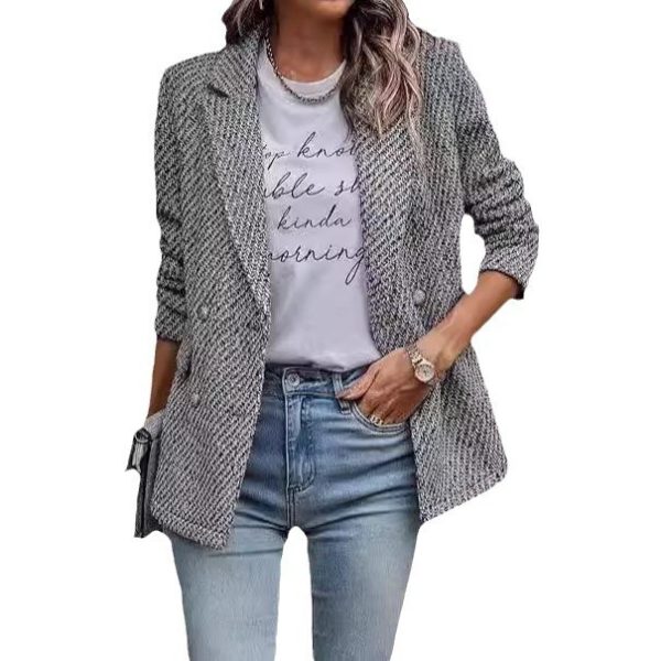 New Small Business Suit Temperament Classic Style Slim Coat Women's Clothing - Image 3