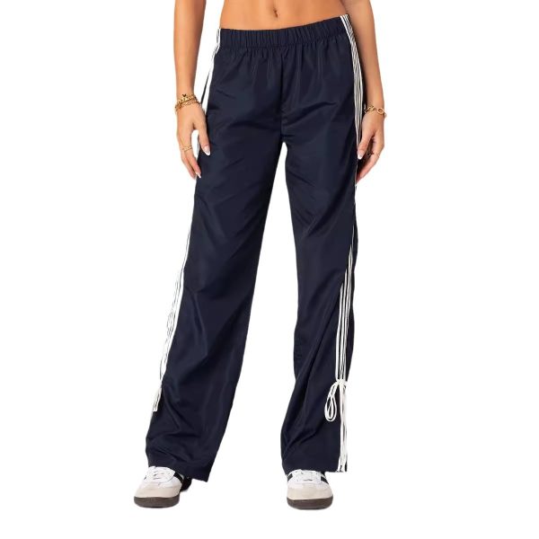 Casual Fashion All-matching Sports Four Bars Contrast Color Straight-leg Pants - Image 5