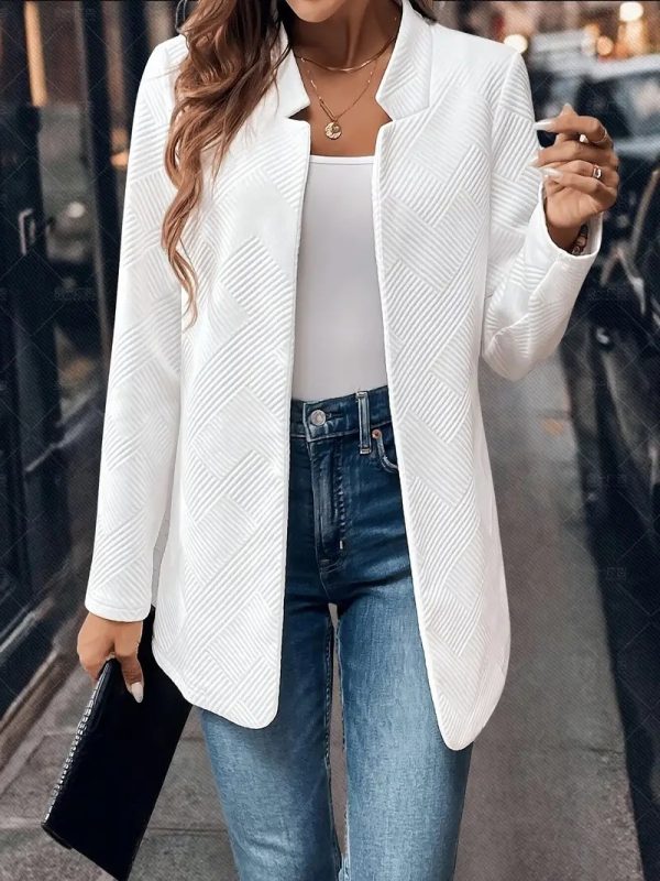 Women's Textured Cardigan Fashionable Jacket - Image 7