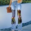 Street Hipster Women's 3D Printed Wide-leg Pants Casual Trousers - Image 6