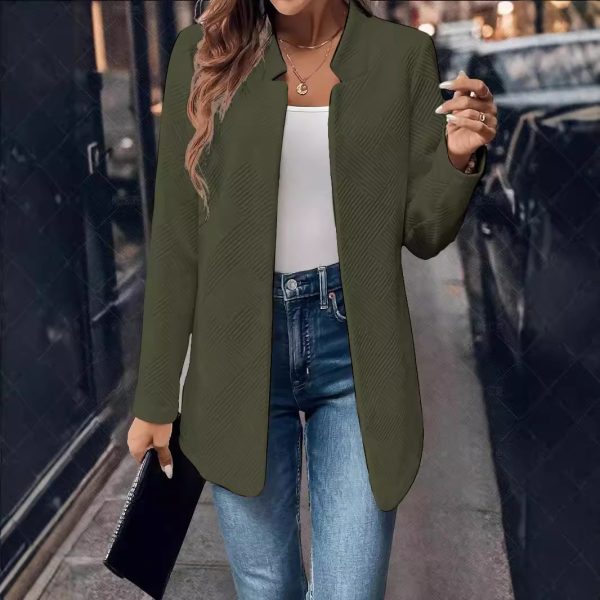 Women's Textured Cardigan Fashionable Jacket - Image 5