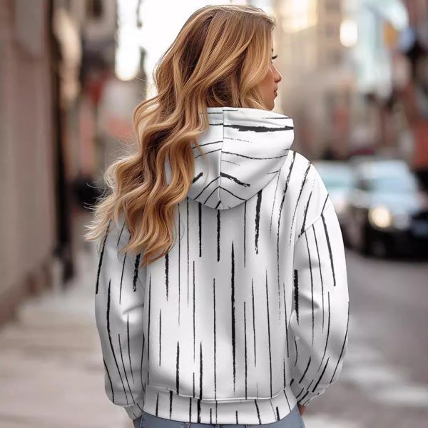 Warm-keeping Cotton Clothing Ladies Hooded Zip Jacket Fleece-lined - Image 2