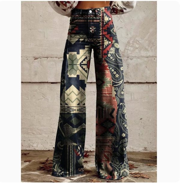 Women's 3D Printed Trousers Casual - Image 4