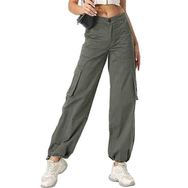 Wide Leg High Waist Casual Pants For Women - Image 5