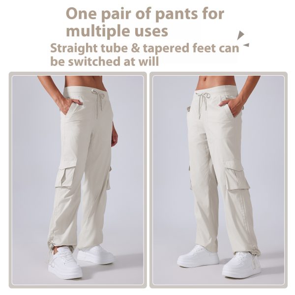 Multi-pocket Wide-leg Workwear Casual Pants - Image 4